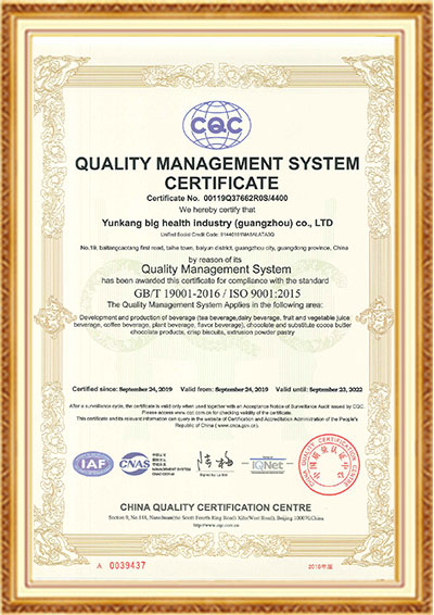 雲康ISO9001（英文）